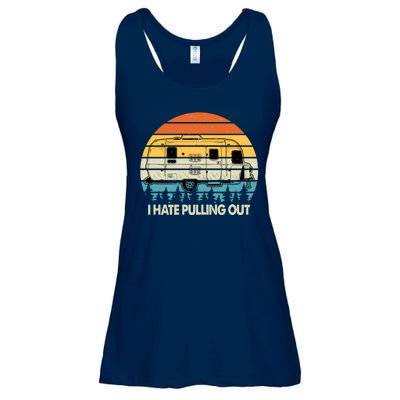 Vintage I Hate Pulling Out Camping Ladies Essential Flowy Tank