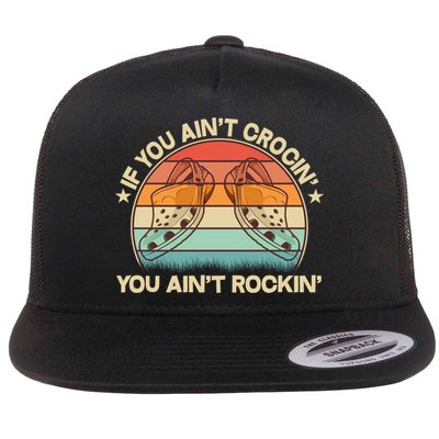 Vintage If You Ain't Crocin' You Ain't Rockin' Flatbill Hat