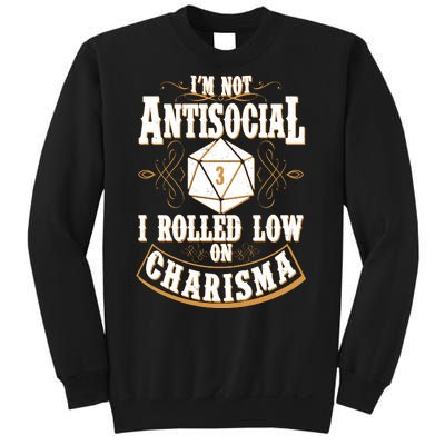 Vintage I'm Not Antisocial I Rolled Low On Charisma Sweatshirt