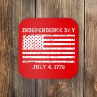 Vintage Independence Day 1776 Coaster