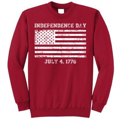 Vintage Independence Day 1776 Tall Sweatshirt