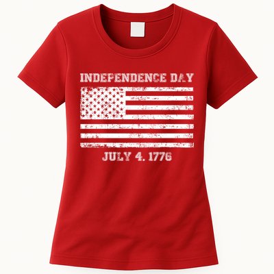 Vintage Independence Day 1776 Womens T-Shirt