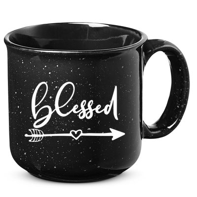 Vintage Inspirational Blessed  15oz Campfire Ceramic Mug