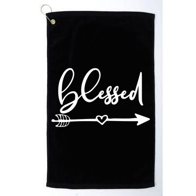 Vintage Inspirational Blessed  Golf Towel
