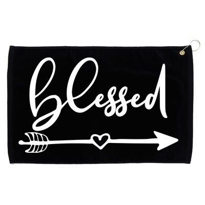 Vintage Inspirational Blessed  Grommeted Golf Towel