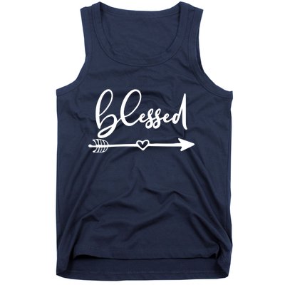 Vintage Inspirational Blessed  Tank Top