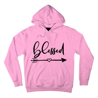 Vintage Inspirational Blessed  Hoodie