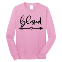 Vintage Inspirational Blessed  Long Sleeve Shirt