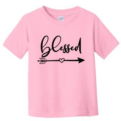 Vintage Inspirational Blessed  Toddler T-Shirt