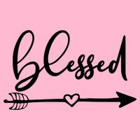 Vintage Inspirational Blessed  Visor