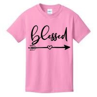 Vintage Inspirational Blessed  Kids T-Shirt