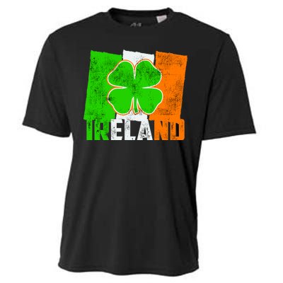 Vintage Ireland Irish Flag St. Patrick's Day Cooling Performance Crew T-Shirt