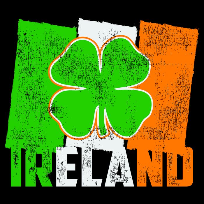 Vintage Ireland Irish Flag St. Patrick's Day Cooling Performance Crew T-Shirt