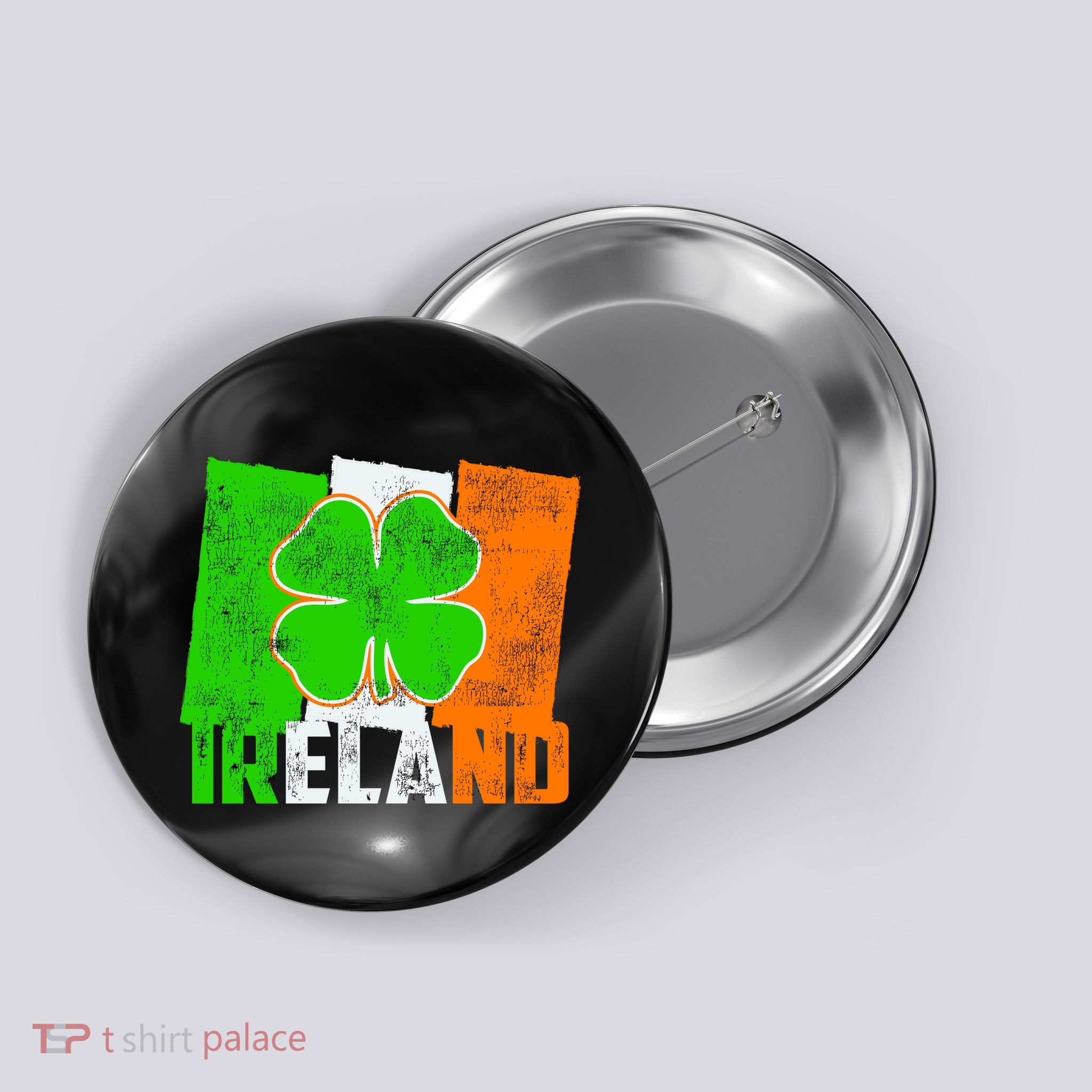 Vintage Ireland Irish Flag St. Patrick's Day Button