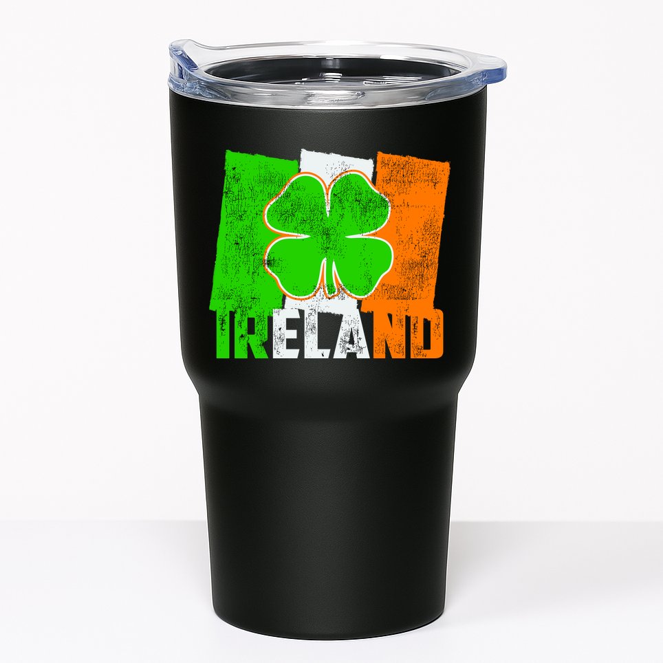 Vintage Ireland Irish Flag St. Patrick's Day Tumbler