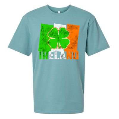 Vintage Ireland Irish Flag St. Patrick's Day Sueded Cloud Jersey T-Shirt