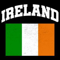Vintage Ireland Team Flag Womens Tank Top