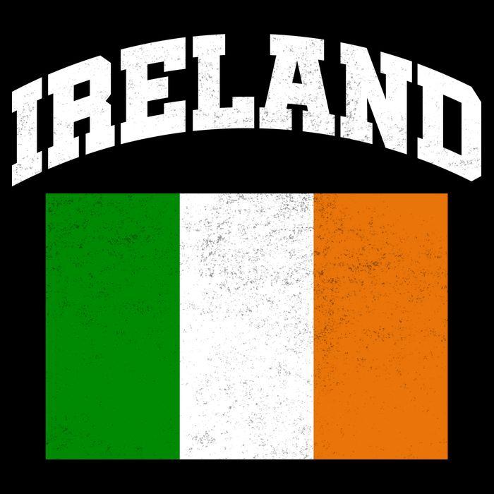 Vintage Ireland Team Flag Womens Tank Top