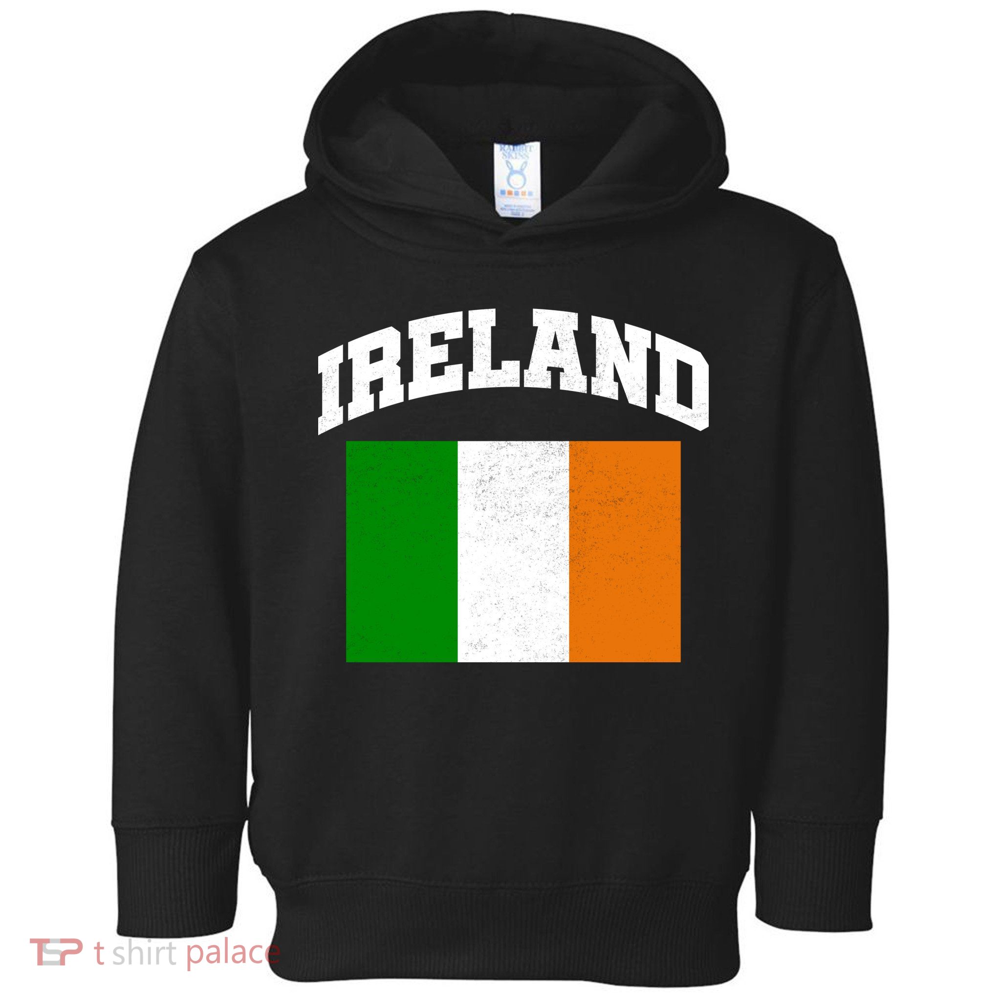 Vintage Ireland Team Flag Toddler Hoodie