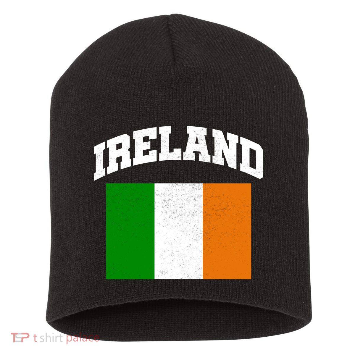 Vintage Ireland Team Flag Short Acrylic Beanie