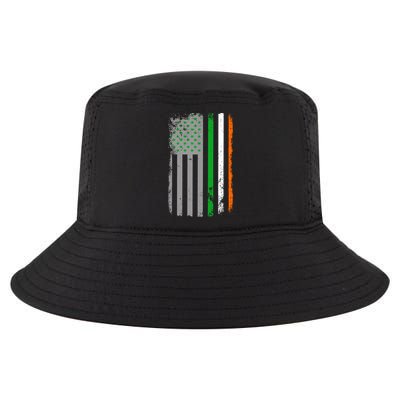 Vintage Irish American Flag Cool Comfort Performance Bucket Hat