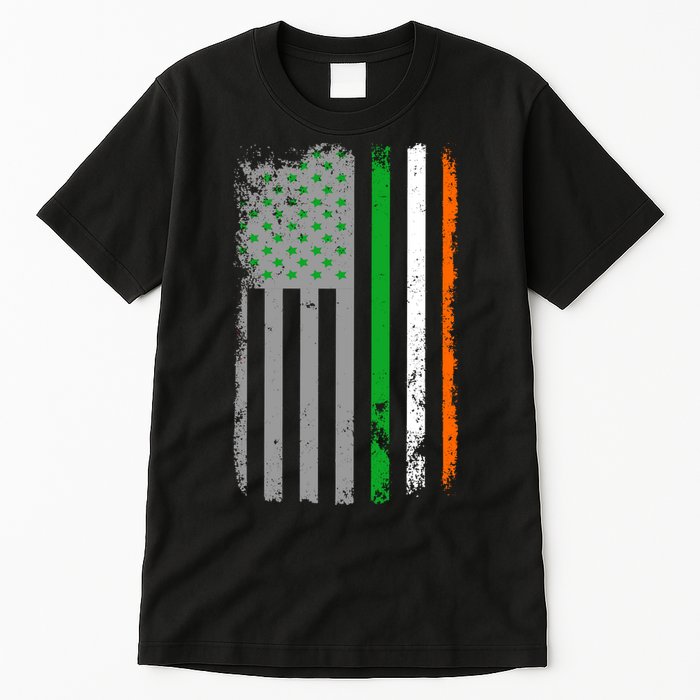 Vintage Irish American Flag Tall T-Shirt