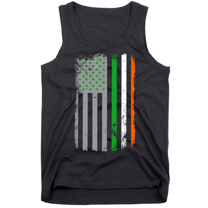 Vintage Irish American Flag Tank Top