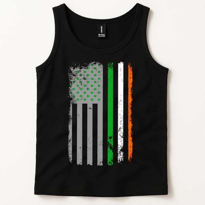 Vintage Irish American Flag Tank Top