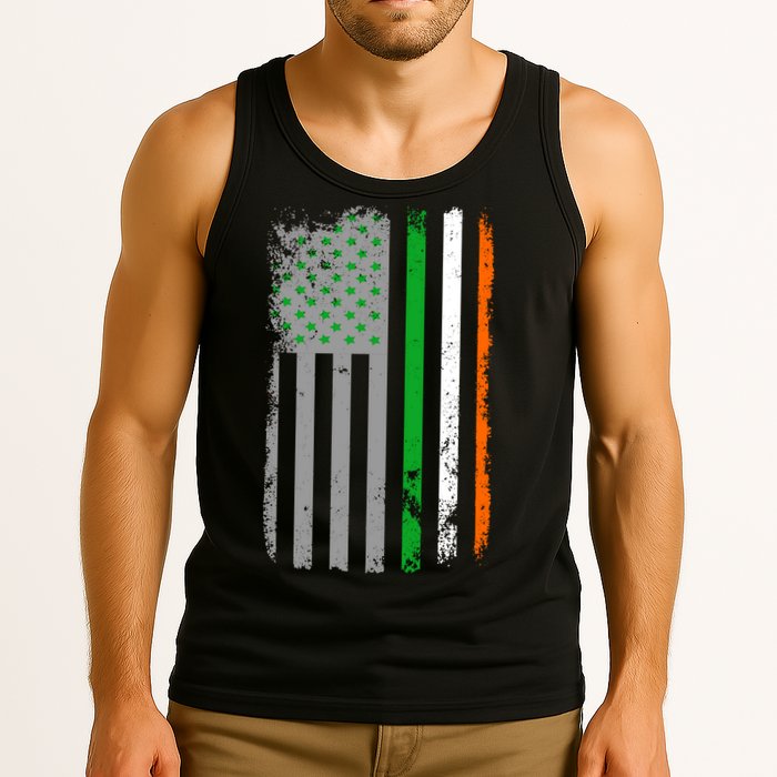 Vintage Irish American Flag Tank Top