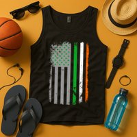 Vintage Irish American Flag Tank Top