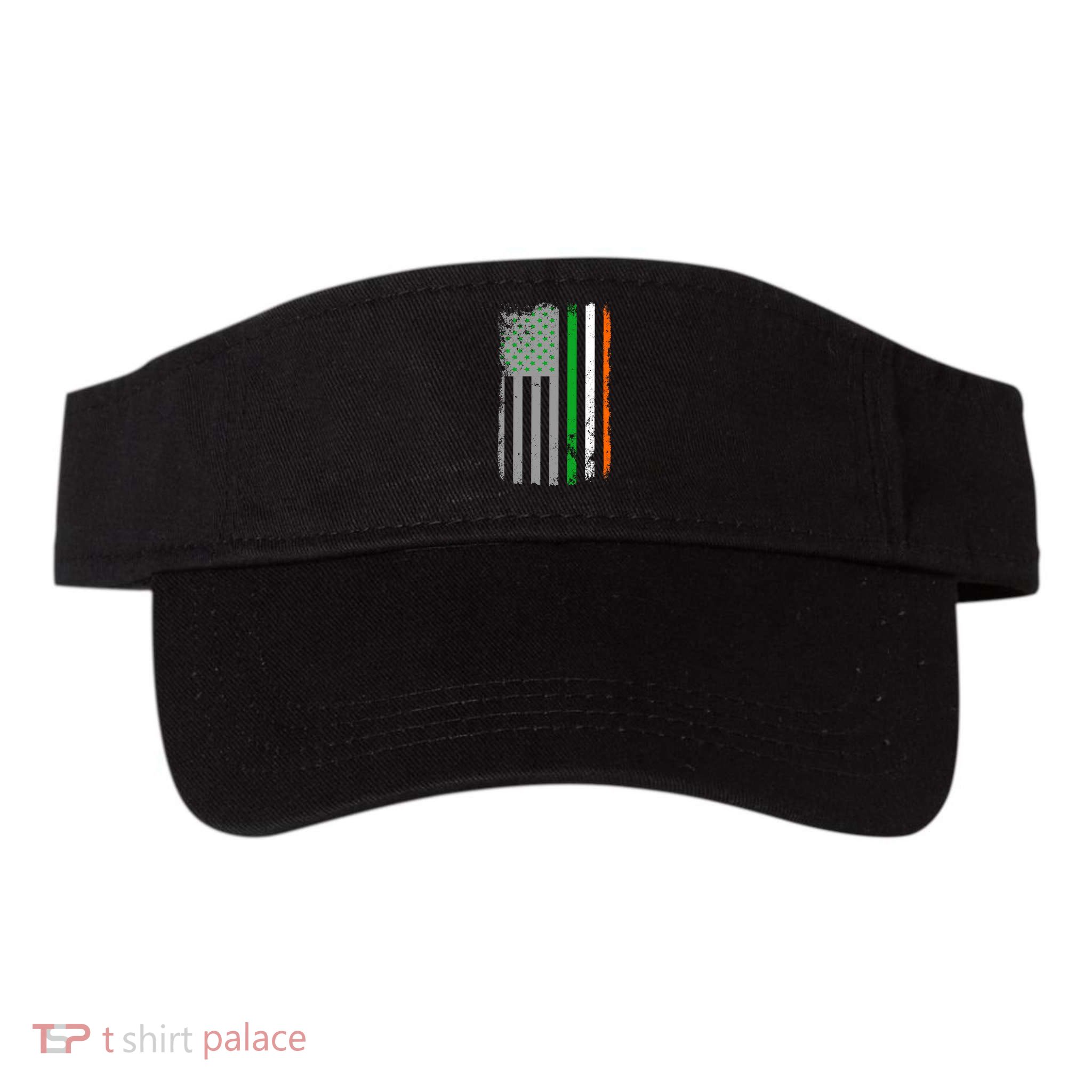 Vintage Irish American Flag Visor