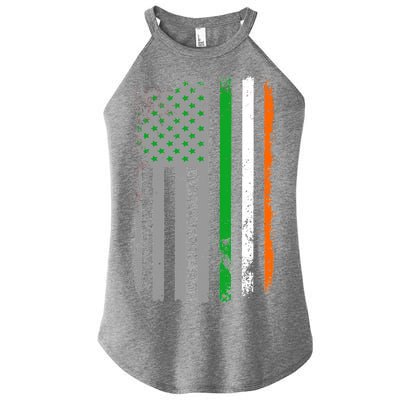 Vintage Irish American Flag Women’s Perfect Tri Rocker Tank