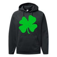 Vintage Irish Clover Performance Fleece Hoodie