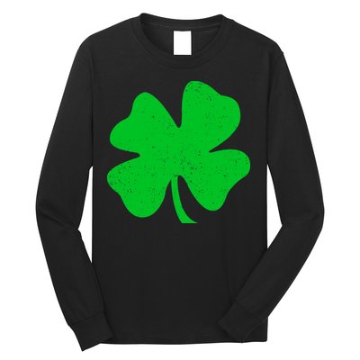 Vintage Irish Clover Long Sleeve Shirt