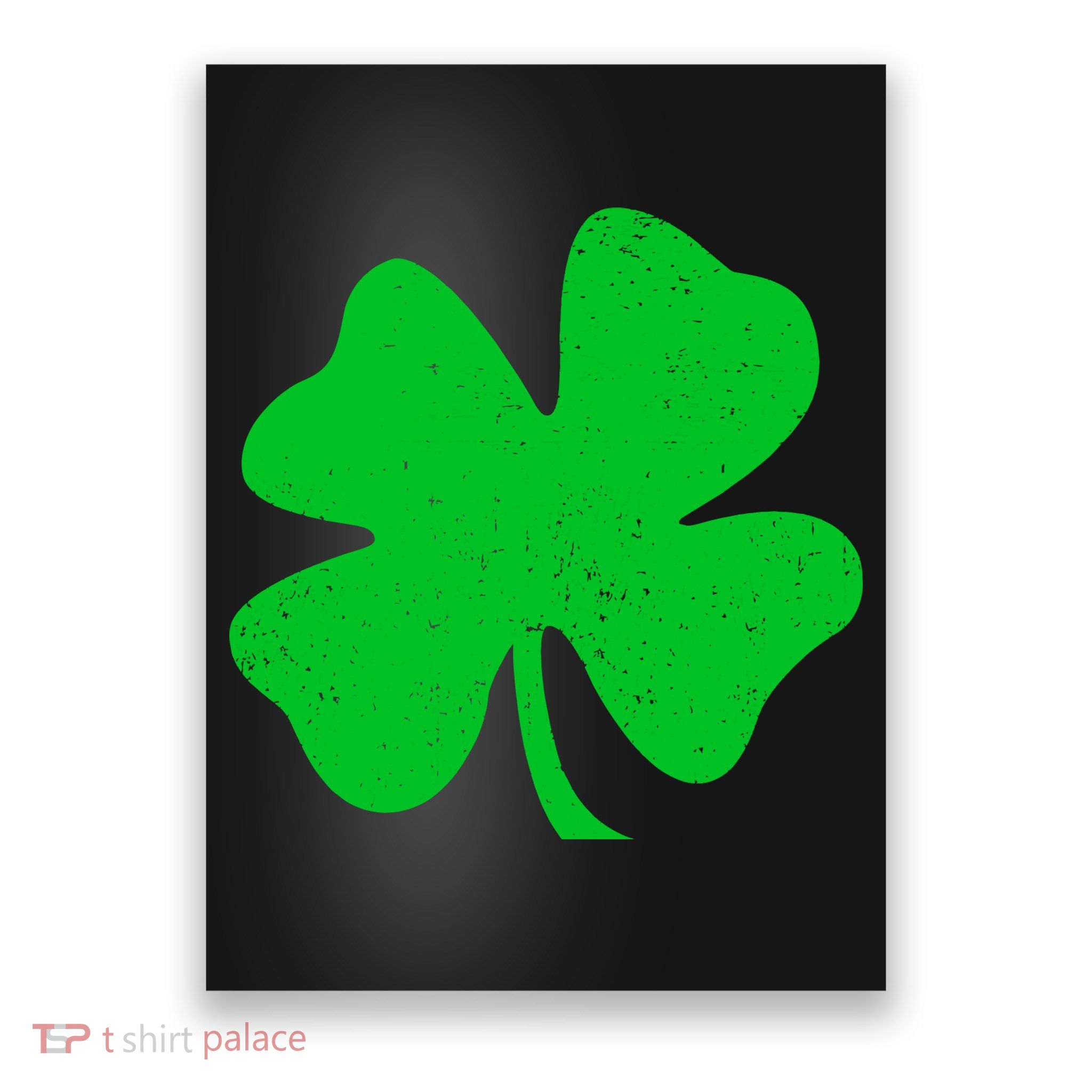Vintage Irish Clover Poster