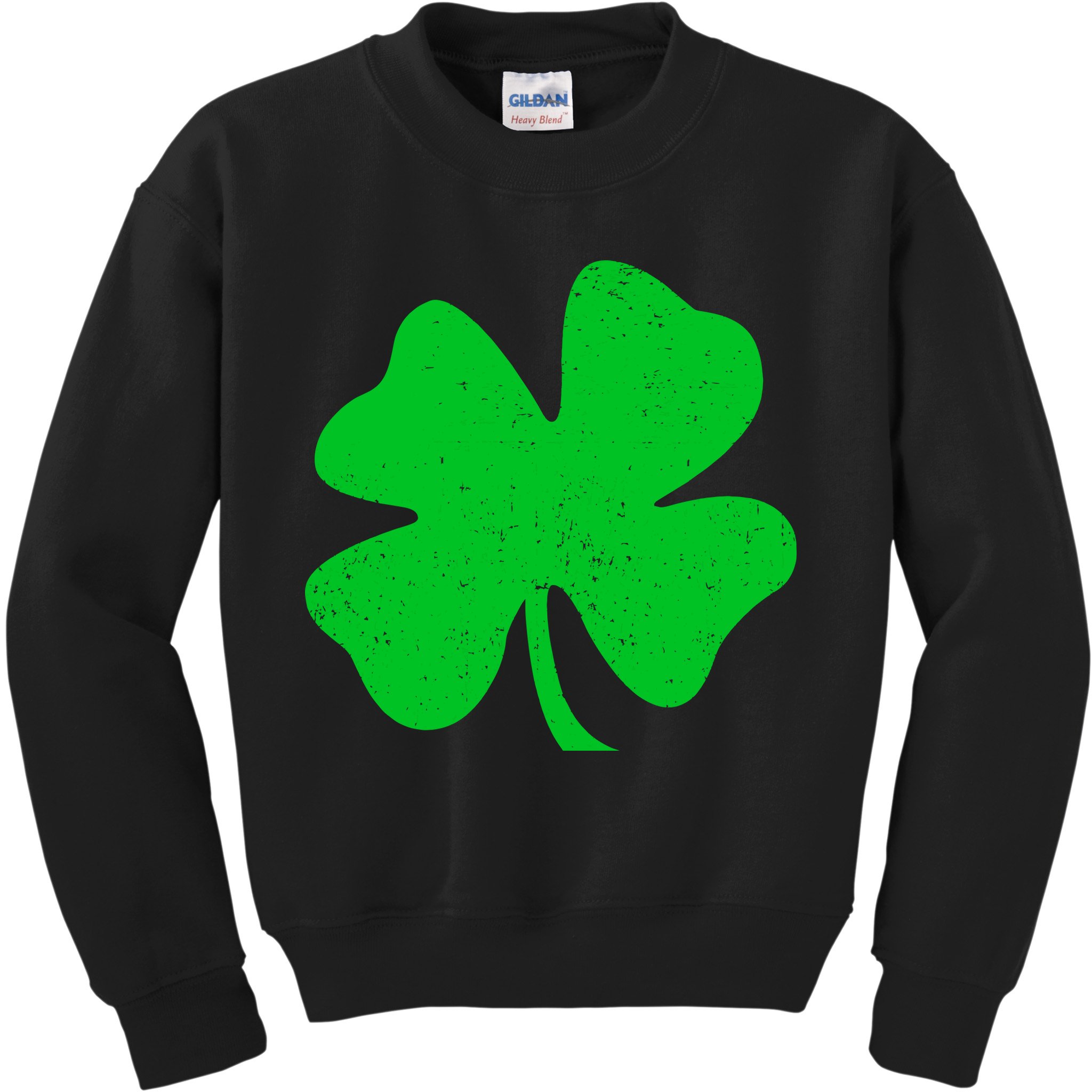 Vintage Irish Clover Kids Sweatshirt