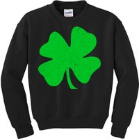 Vintage Irish Clover Kids Sweatshirt