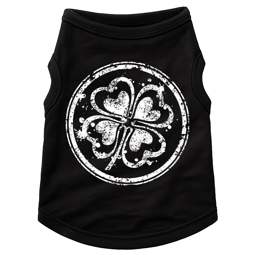 Vintage Irish Clover Cloverleaf Doggie Tank
