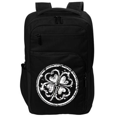 Vintage Irish Clover Cloverleaf Impact Tech Backpack