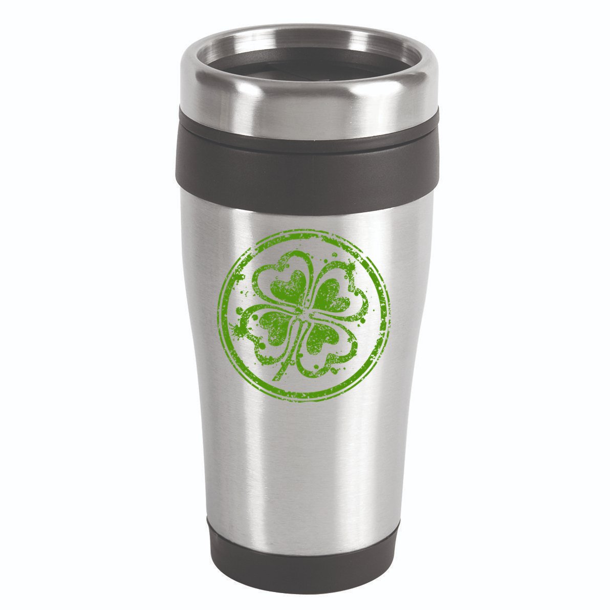 Vintage Irish Clover Cloverleaf 16oz Travel Tumbler