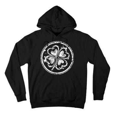 Vintage Irish Clover Cloverleaf Tall Hoodie