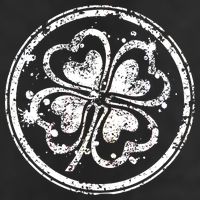 Vintage Irish Clover Cloverleaf Golf Towel