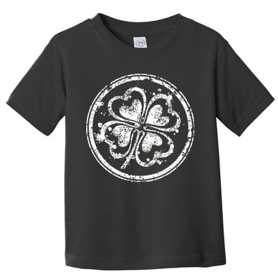 Vintage Irish Clover Cloverleaf Toddler T-Shirt