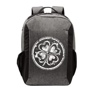 Vintage Irish Clover Cloverleaf Vector Backpack