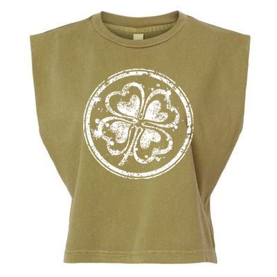 Vintage Irish Clover Cloverleaf Garment-Dyed Women's Muscle Tee