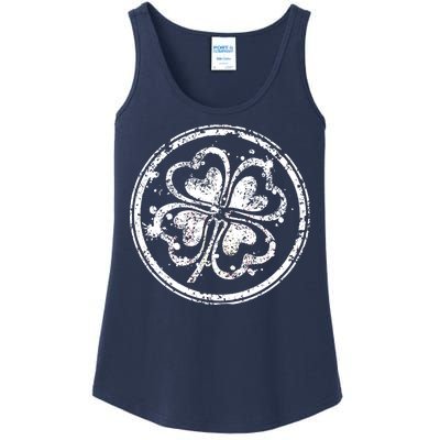 Vintage Irish Clover Cloverleaf Ladies Essential Tank