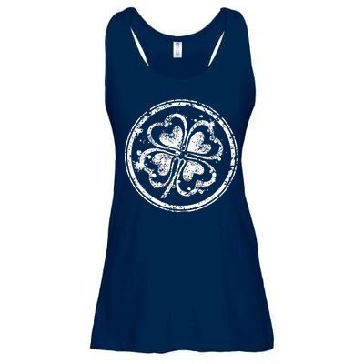 Vintage Irish Clover Cloverleaf Ladies Essential Flowy Tank