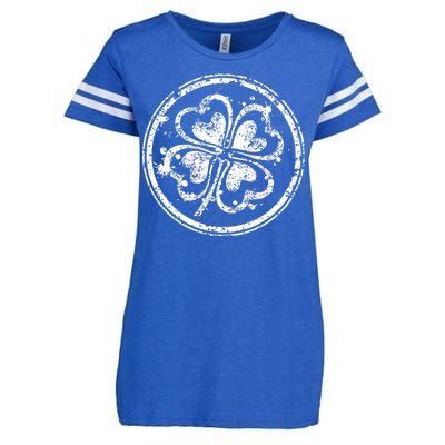 Vintage Irish Clover Cloverleaf Enza Ladies Jersey Football T-Shirt