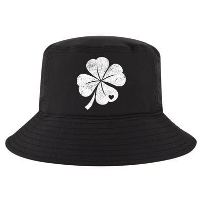 Vintage Irish Clover Heart Cool Comfort Performance Bucket Hat