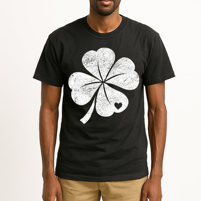 Vintage Irish Clover Heart Tall T-Shirt